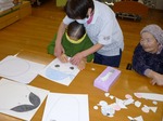 デイサービスの福笑い